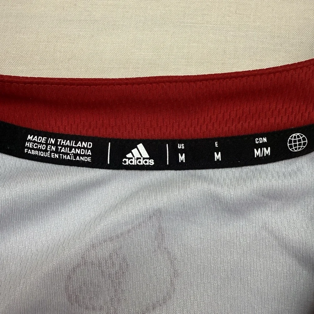 Adidas Louisville Cardinals The Ville #45 Jersey Mens M Gray HG2886 Basketball